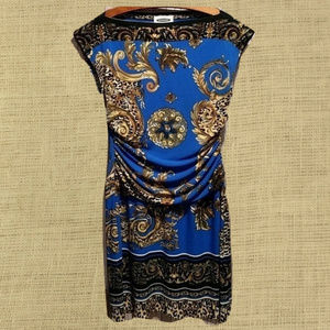 🎀 Intermission Blue Print Dress Size 6